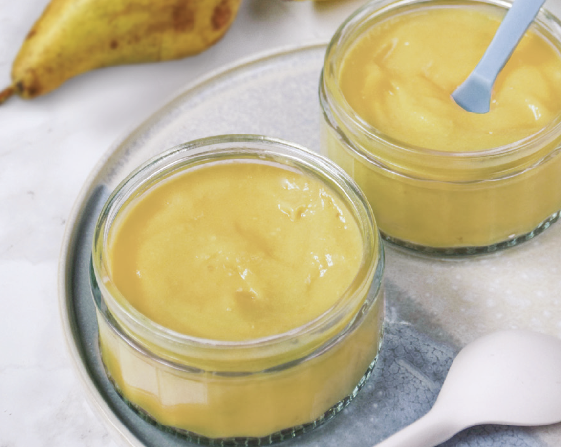 Purée banane-poire 